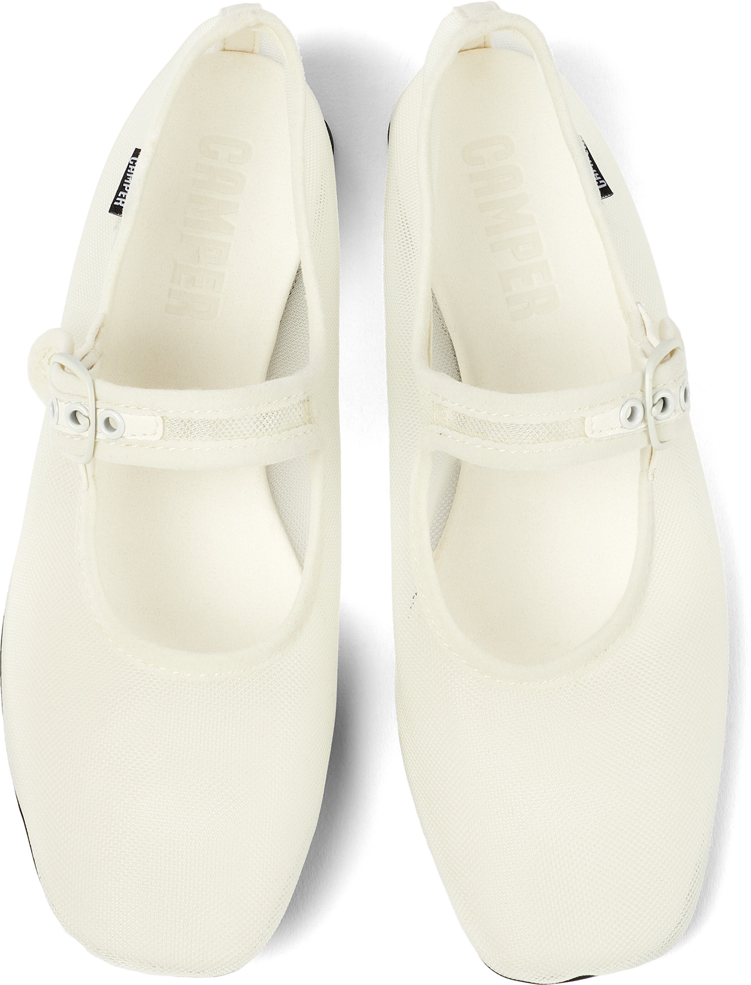 CAMPER Strap ballerina 'Casi Myra' in White