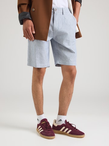 Bruun & Stengade Szabványos Chino nadrág 'Darion' - kék: elől