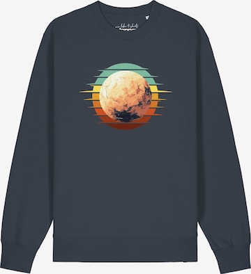 Sweat-shirt 'Pluto Retro Sunset' Watapparel en gris : devant