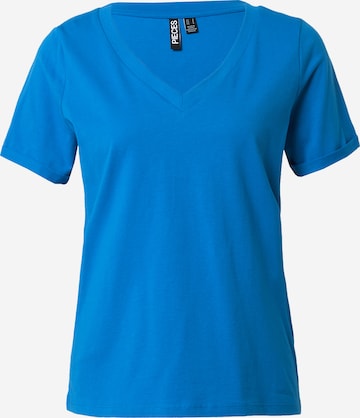 PIECES Shirt 'Ria' in Blauw: voorkant