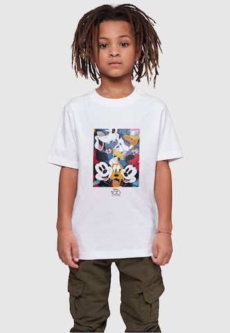 Mister Tee T-Shirt 'Disney 100 Mickey & Friends' in Weiß: predná strana