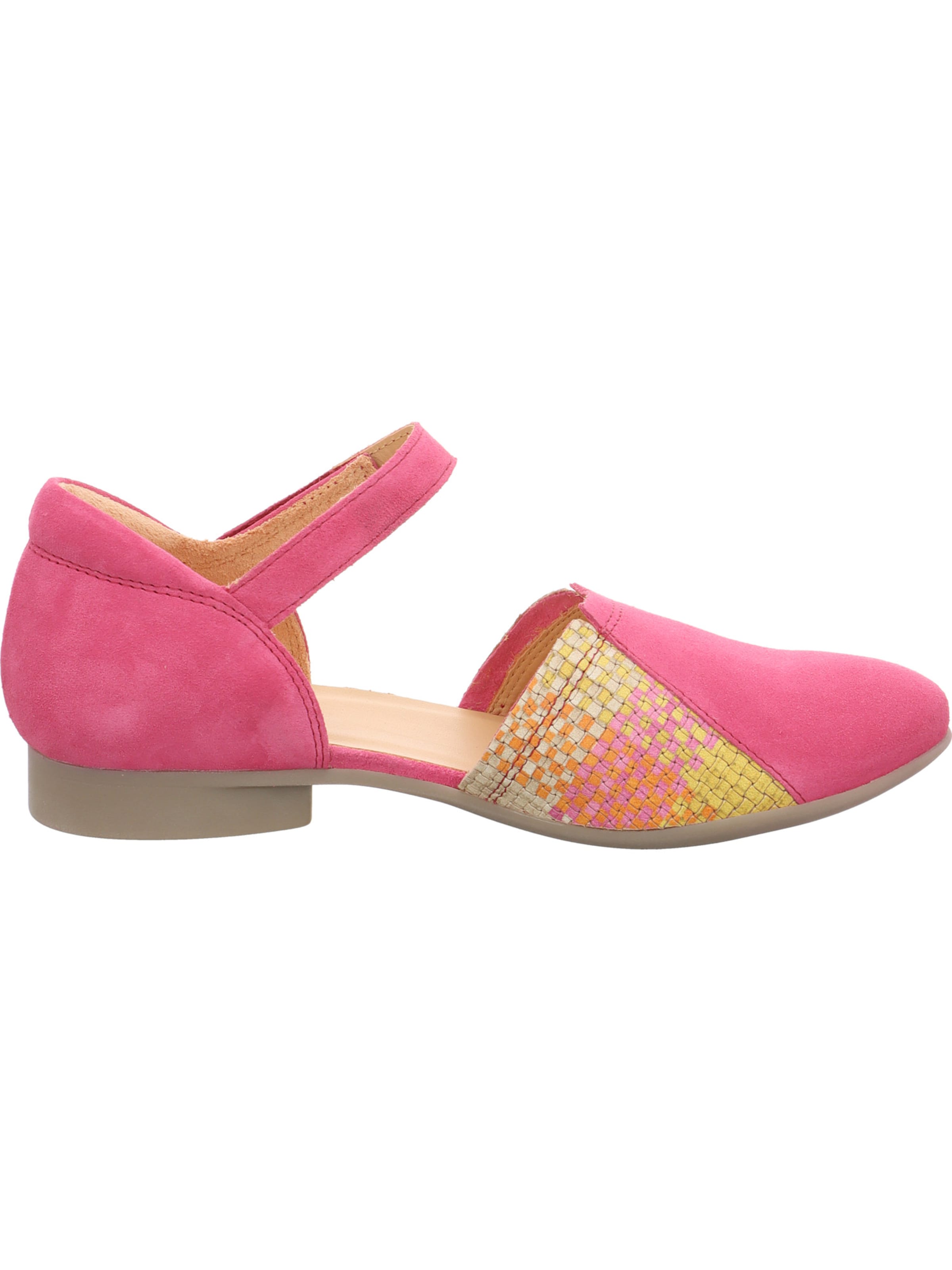THINK! Ballet Flats with Strap 'Guad2' in Pink