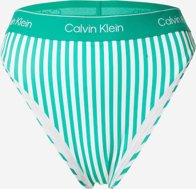 Calvin Klein Swimwear Bikinihousut värissä vaaleanvihreä / valkoinen, Tuotenäkymä