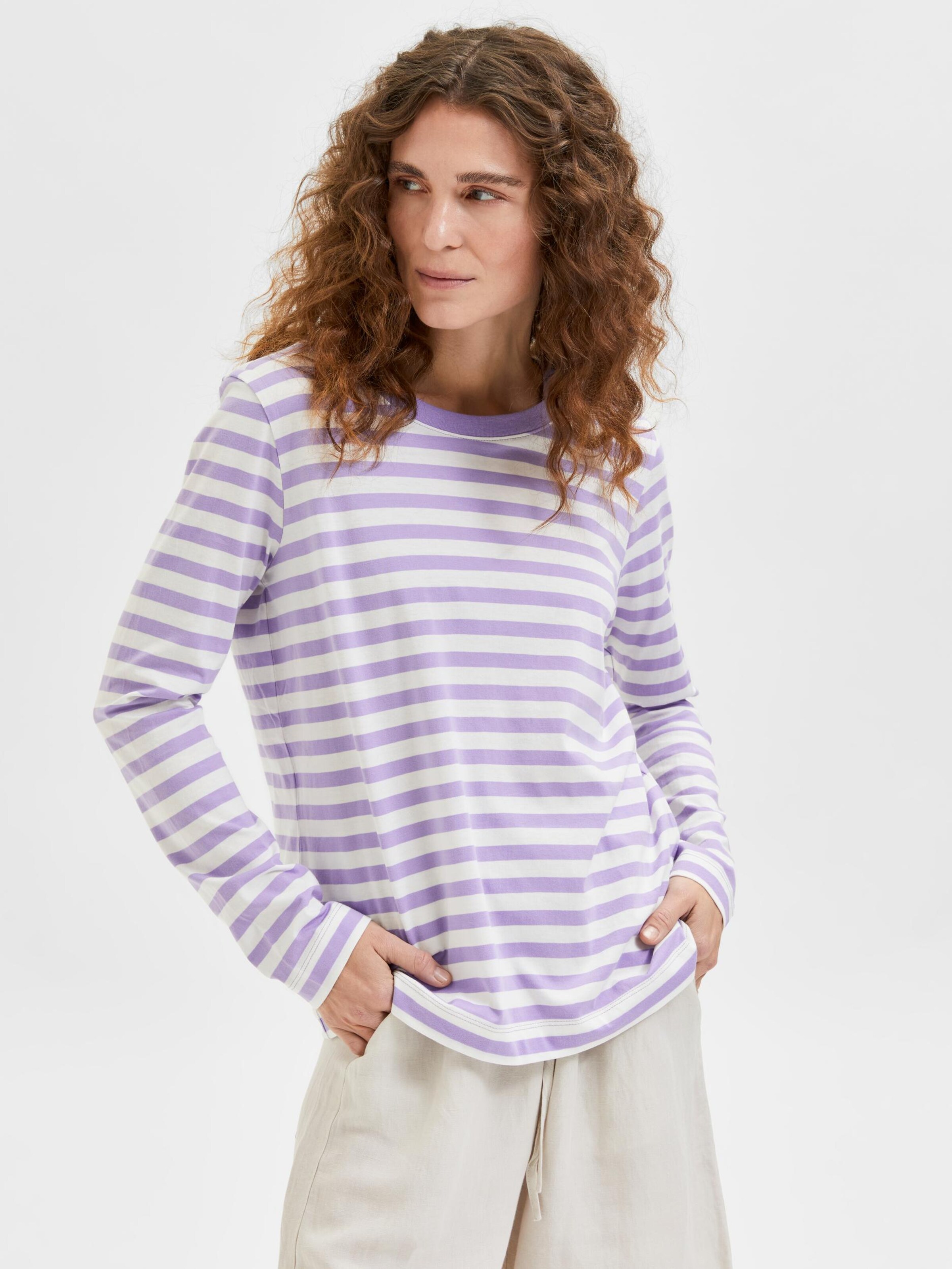 Frauen Shirts & Tops SELECTED FEMME Shirt in Lila - KK03315 Frauen Shirts & Tops SELECTED FEMME Shirt in Lila - KK03315