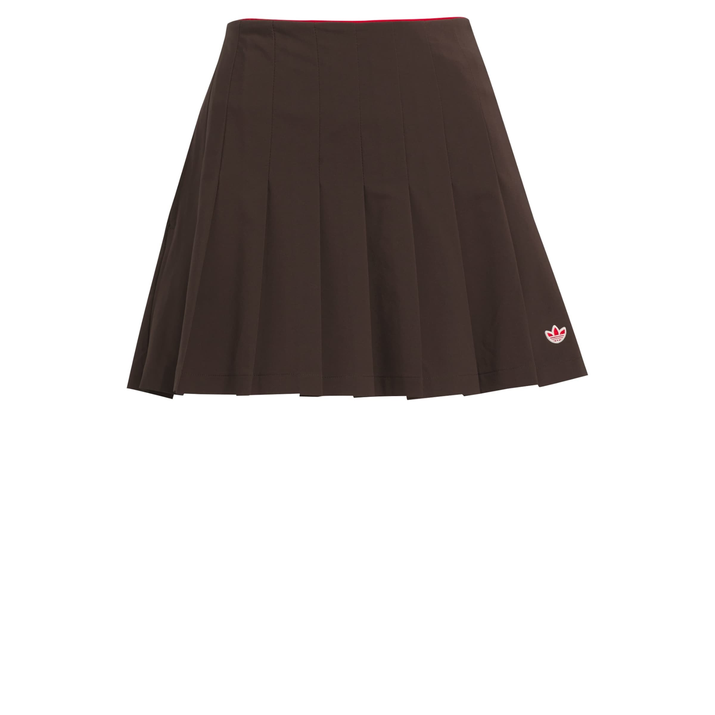 ADIDAS PERFORMANCE - Falda deportiva 'Originals Pleated' en marrón: frente