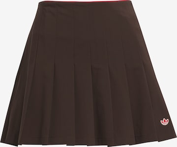 ADIDAS PERFORMANCE - Falda deportiva 'Originals Pleated' en marrón: frente