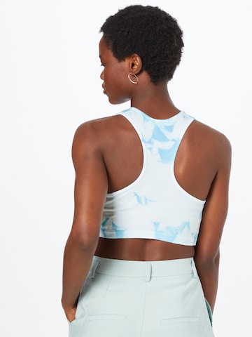 WEEKDAY Tank Top 'Duper Racerback' in Blau