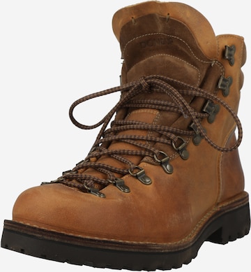 Dondup Lace-Up Boots in Brown: front