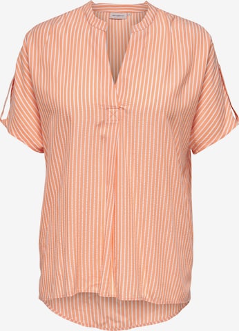 Camicia da donna di ONLY Carmakoma in arancione: frontale