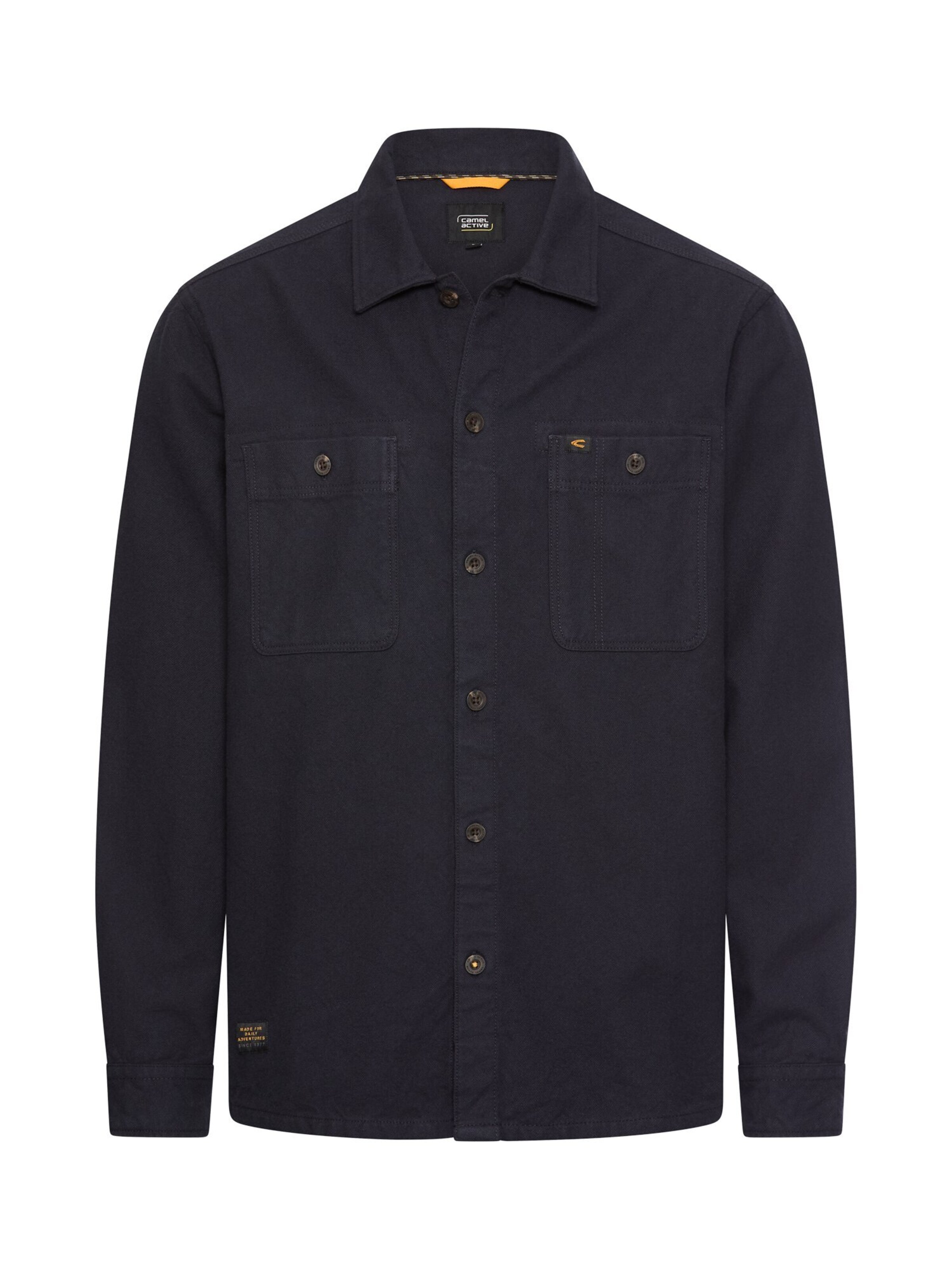 CAMEL ACTIVE Regular fit Button Up Shirt in Blue: front