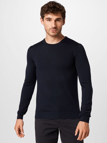 HUGO - Pullover 'San Cedric' em azul: frente