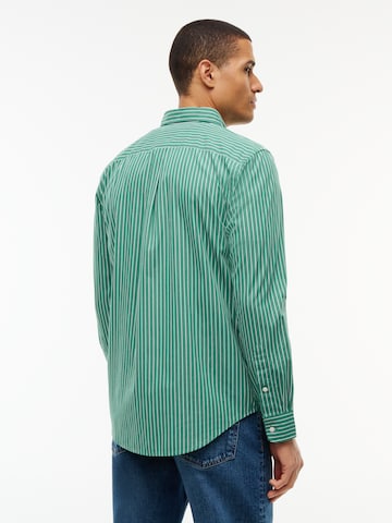 Slim fit Camicia 'FLEX' di TOMMY HILFIGER in verde