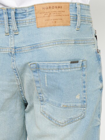 KOROSHI Regular Jeans in Blau