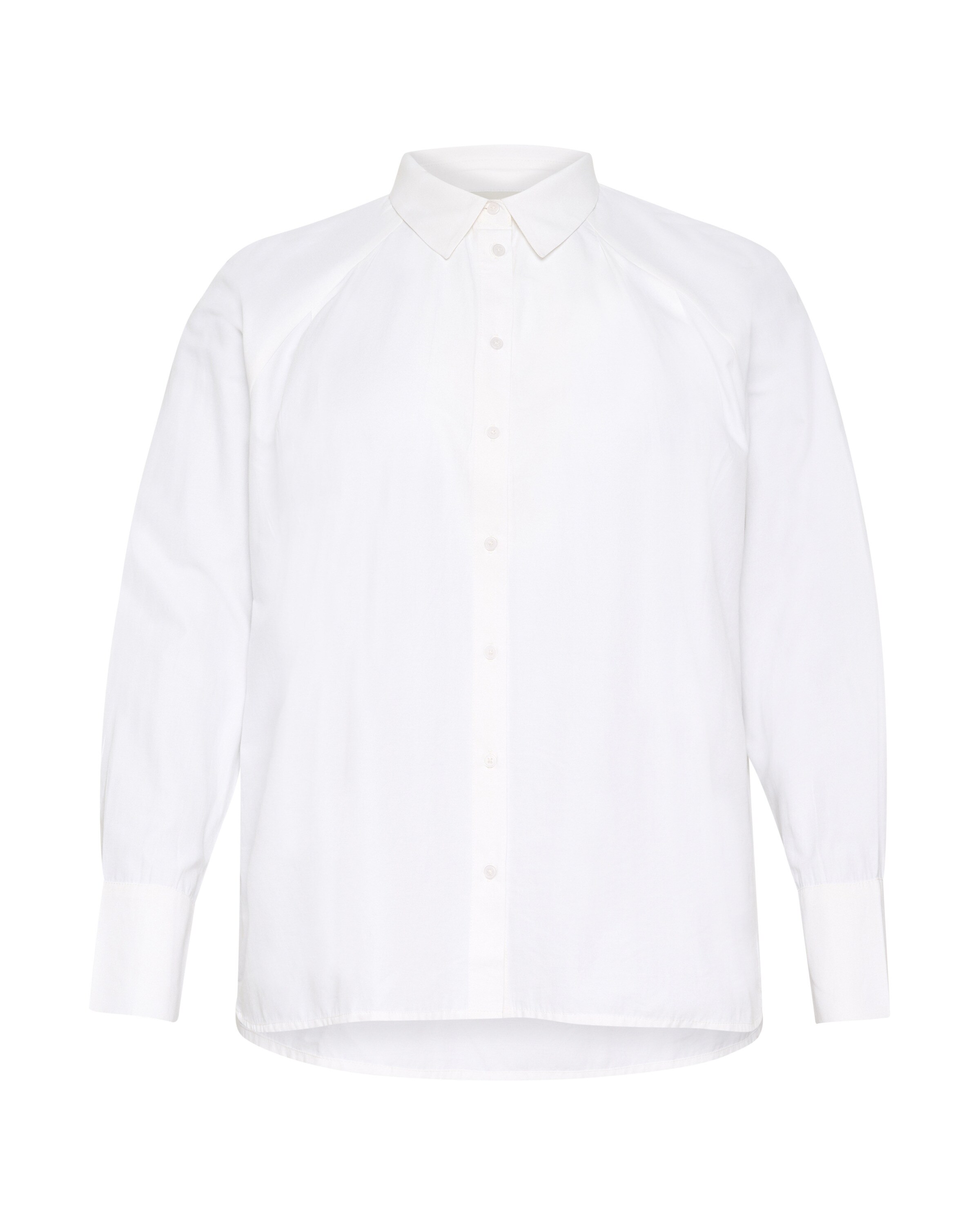 KAFFE CURVE Bluse 'Haila' in Weiß: Vorderseite