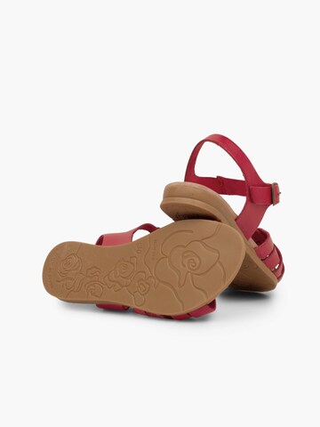 Sandales Pisamonas en rouge