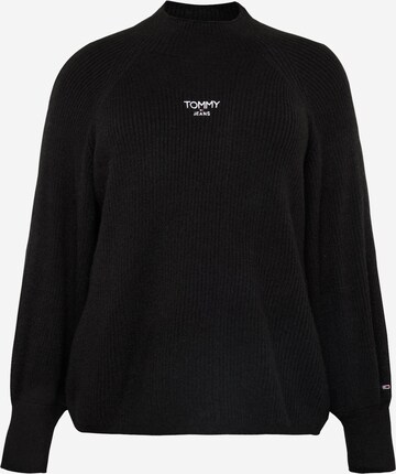 Pull-over Tommy Jeans Curve en noir : devant