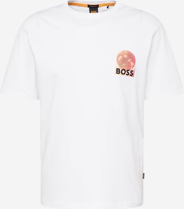 BOSS Orange Shirt in Wit: voorkant