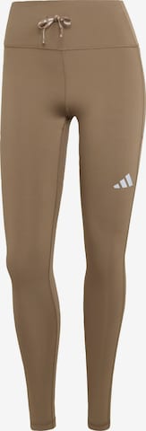 ADIDAS PERFORMANCE Sportbroek 'Essentials' in Beige: voorkant