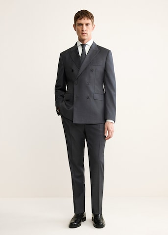 MANGO MAN Slim Fit Sakko 'Siena' in Grau