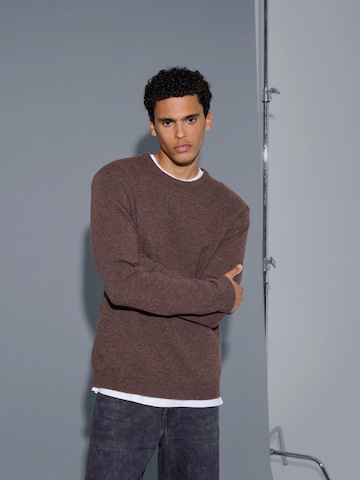 BLEND Strickpullover 'Branko' in Schwarz