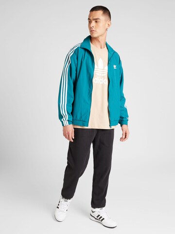 ADIDAS ORIGINALS Shirt 'Adicolor Trefoil' in Beige