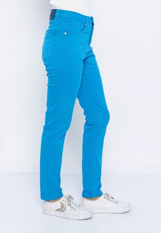 Giorgio di Mare Slimfit Hose 'Teodora' in Blau