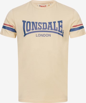 LONSDALE Shirt 'CREICH' in Beige: Vorderseite