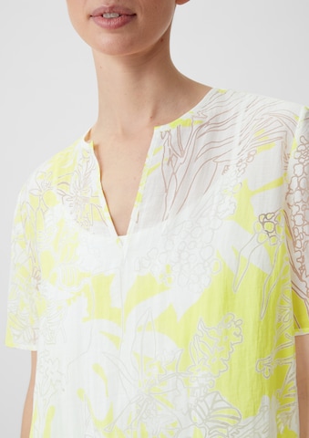 Camicia da donna di comma casual identity in giallo