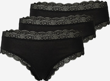 Lindex Panty in Black: front