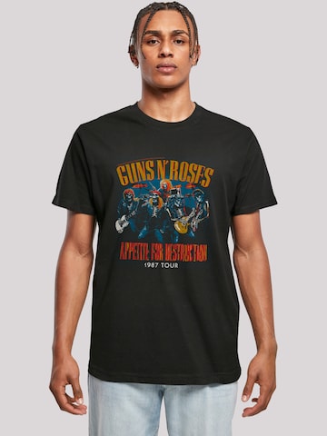 T-Shirt F4NT4STIC en noir : devant