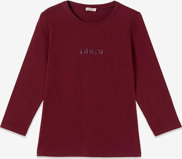 oltre Shirt in Rood: voorkant