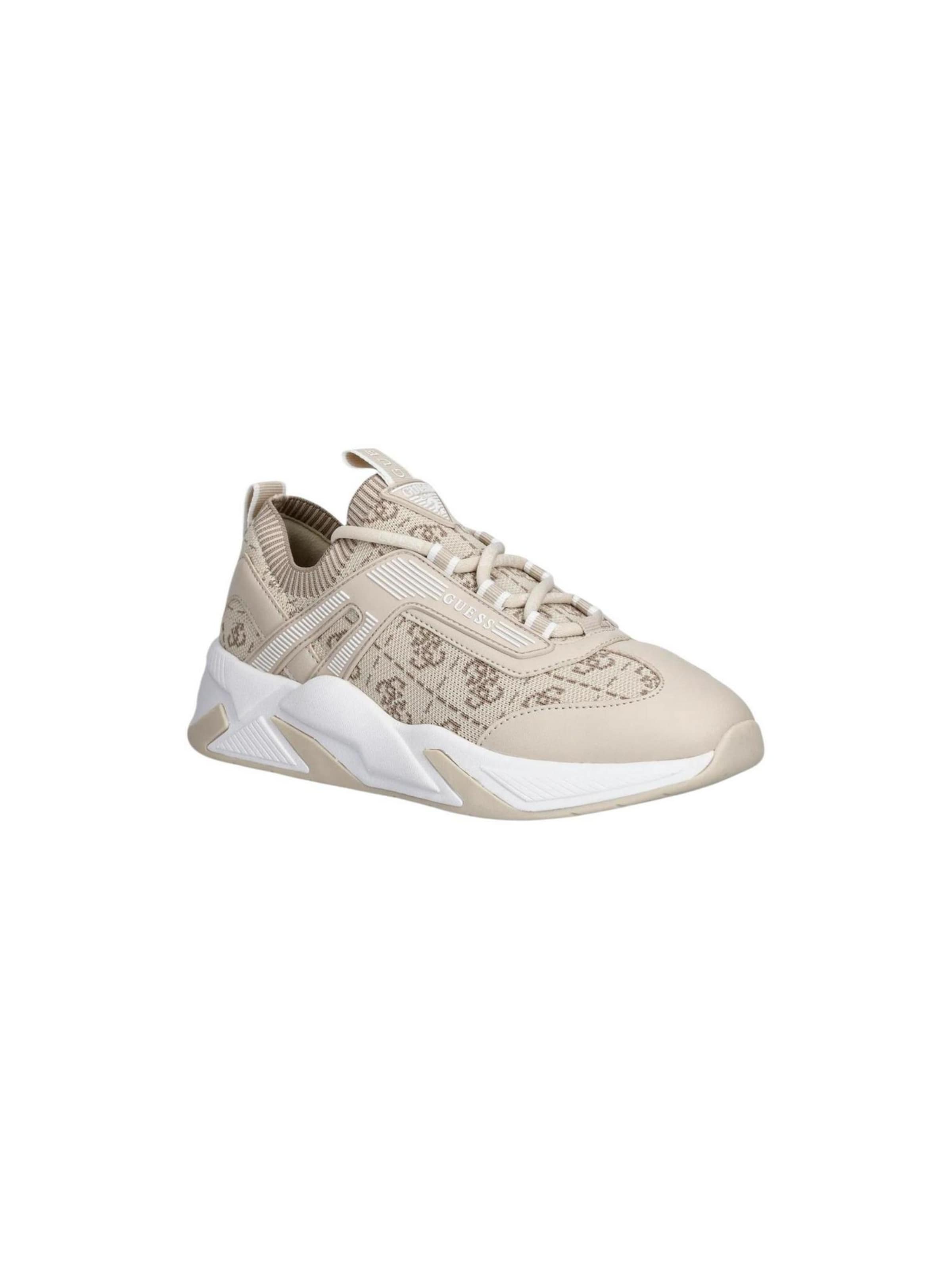 Sneaker bassa 'GENGA FLPGEN FAM12' di GUESS in beige