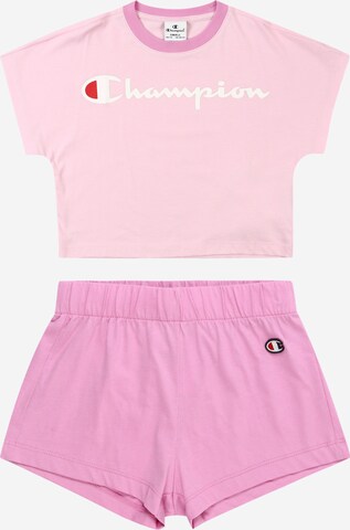 Champion Authentic Athletic Apparel Set in Pink: front