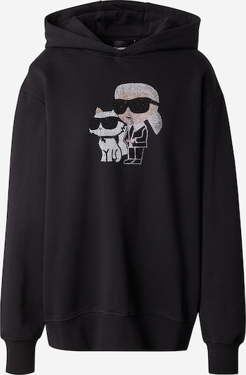 Karl Lagerfeld Свитшот 'Ikon' в Бежевый / Черный / Белый, Обзор товара