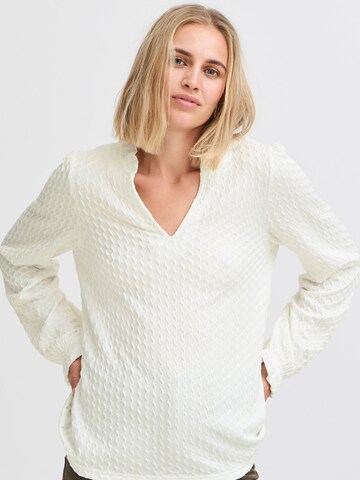 PULZ Jeans Bluse 'Ebba' in Weiß