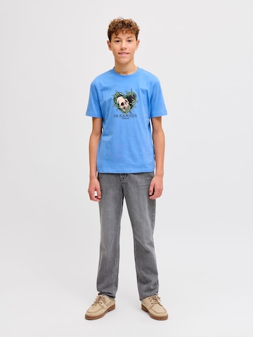 Jack & Jones Junior Paita 'JORCATSKILLS SKULL' värissä sininen