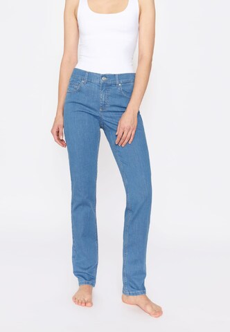 Angels Slimfit Straight-Leg Jeans in Blau: predná strana