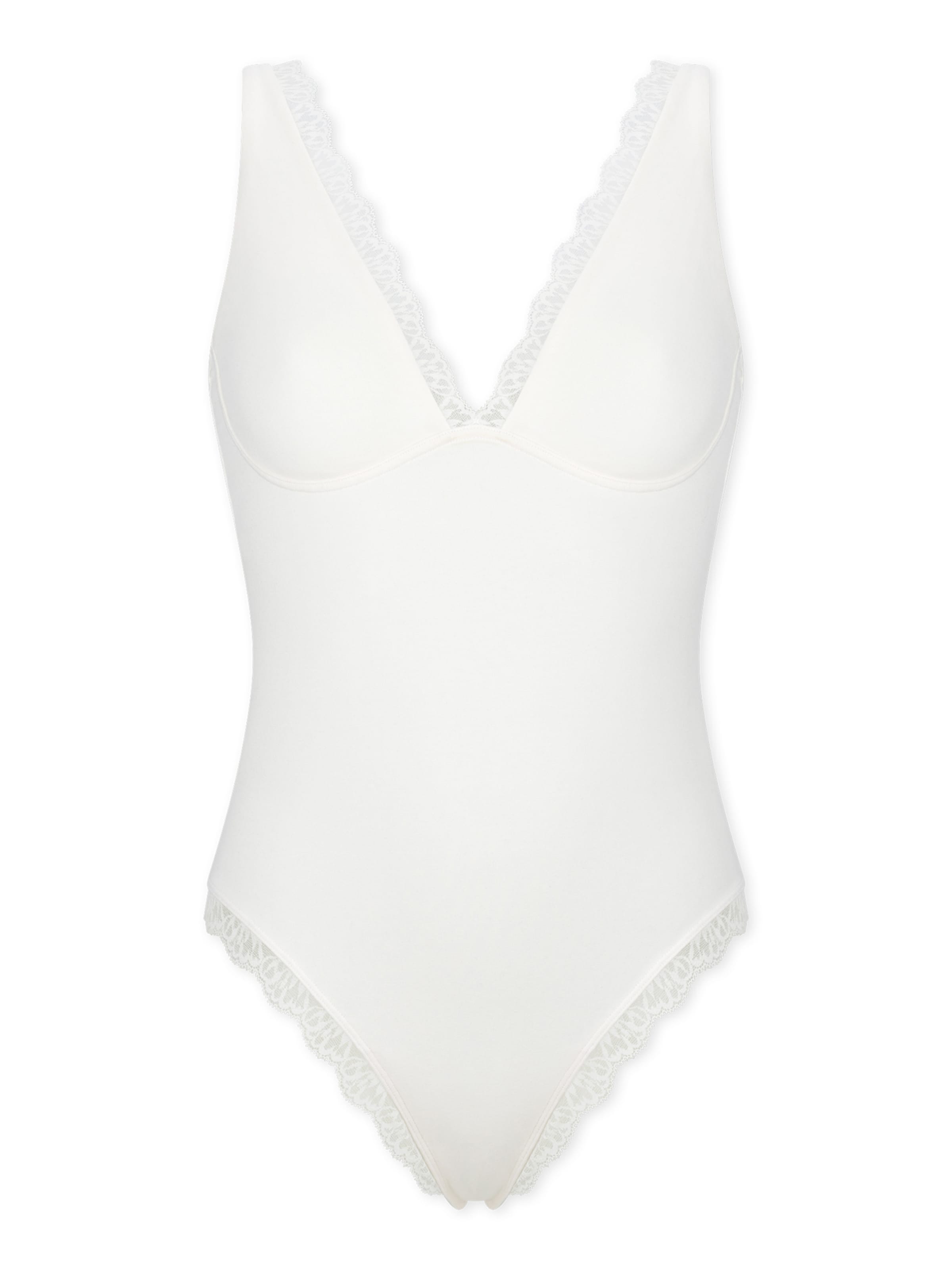 Body ' Unique Cotton ' SCHIESSER en blanc : devant
