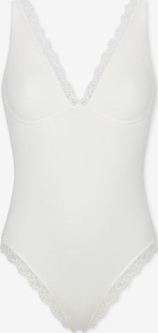 Body ' Unique Cotton ' SCHIESSER en blanc : devant