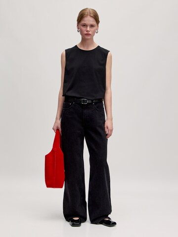 EDITED Shirt 'Hanami' in Black