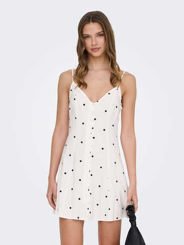 ONLY Zomerjurk 'ONLLisa-Tuta' in Wit: voorkant