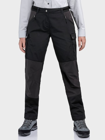 Schöffel Regular Outdoor trousers 'Maghera' in Black: front
