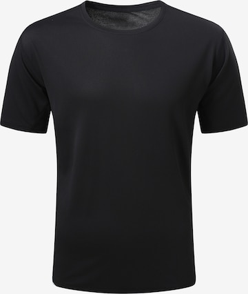 YOUTHUP Performance Shirt 'Feuchttrans' in Black: front