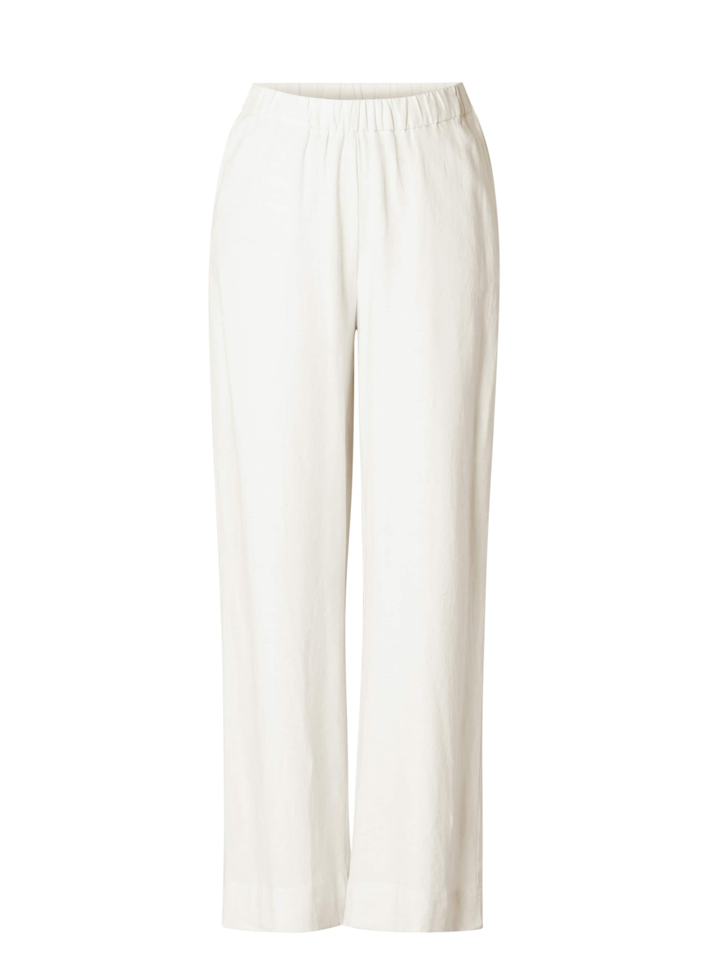 BASE LEVEL CURVY Hose in Weiß: Vorderseite