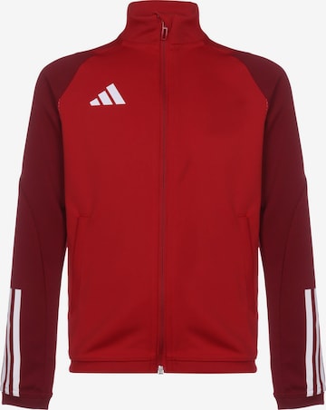 ADIDAS PERFORMANCE Athletic Jacket 'Tiro 23 Competition' in Red: front