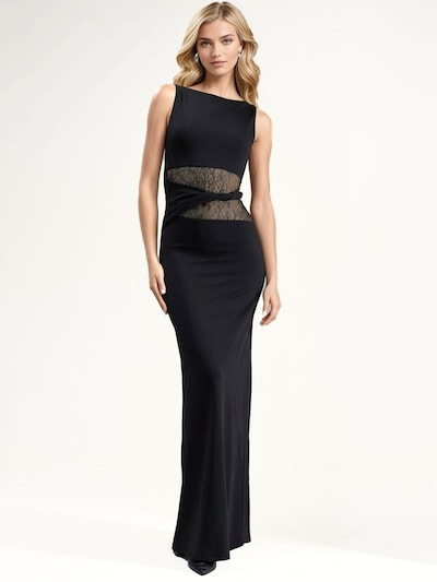 Hiccup Robe de soirée en 34 en noir, Vue avec produit