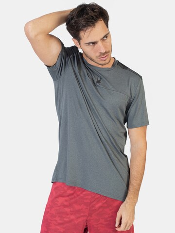 Spyder Funkční tričko – šedá: přední strana