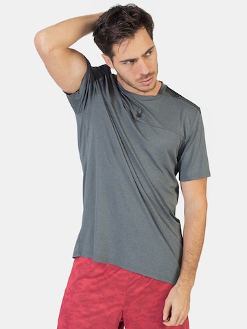 Spyder Функциональная футболка в Серый: спереди