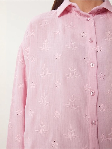 Happiness İstanbul Tričko 'Hemden' – pink