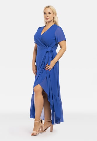 Robe de soirée ' GRACE ' Karko en bleu